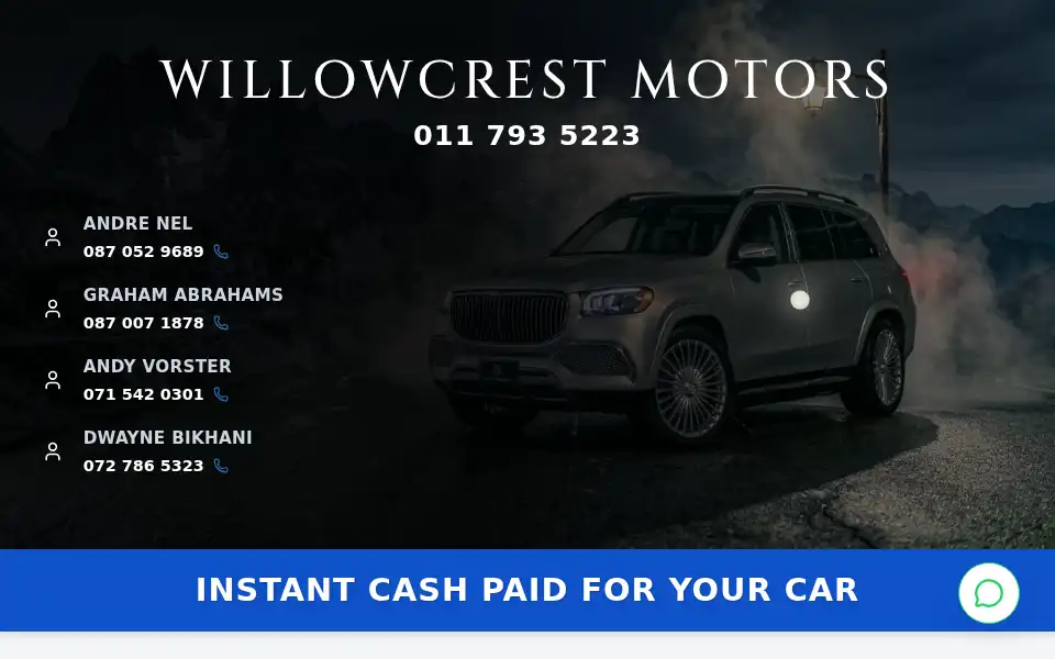 Screenshot of willowcrestmotors.co.za