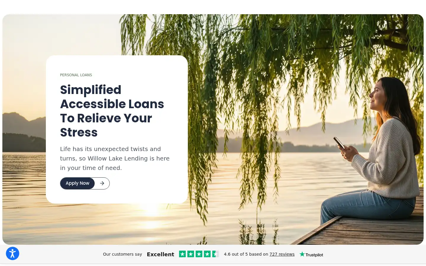 Screenshot of willowlakelending.com