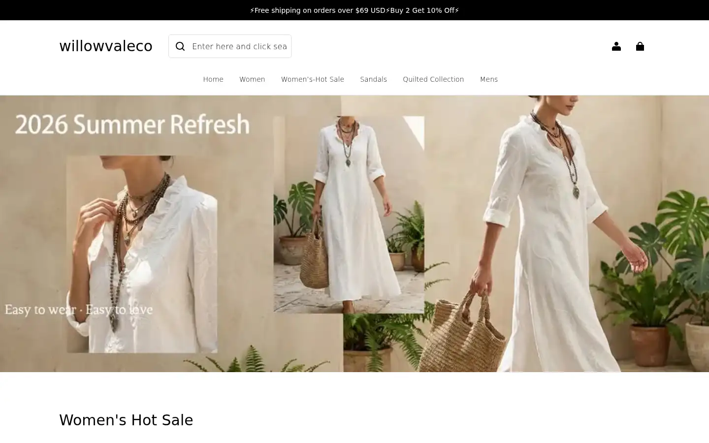 Screenshot of willowvaleco.com