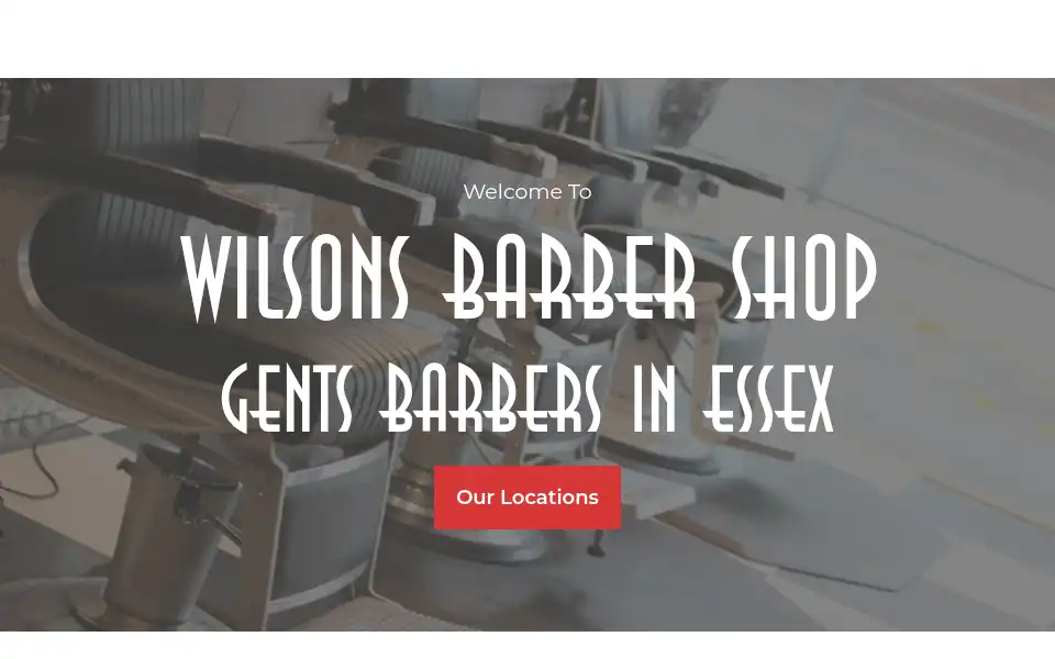 Screenshot of wilsonsbarbershop.co.uk
