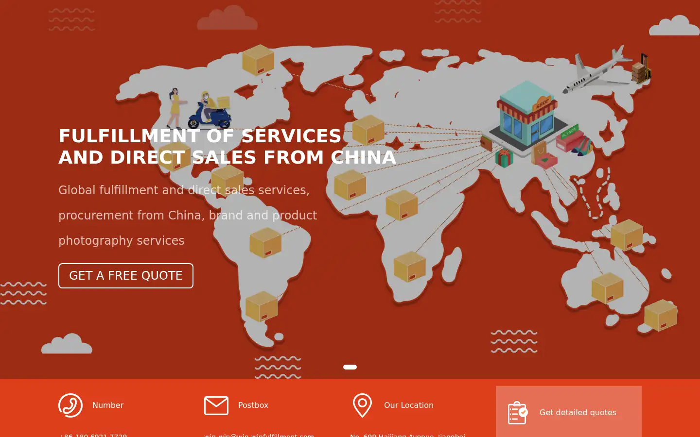 Screenshot of win-winfulfillment.com