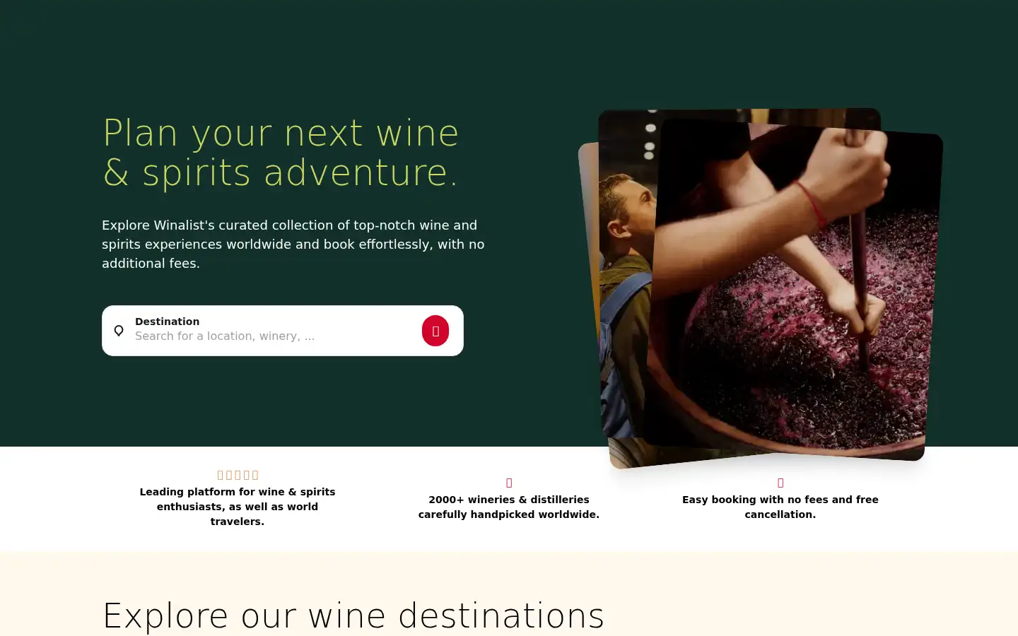 Screenshot of winalist.com