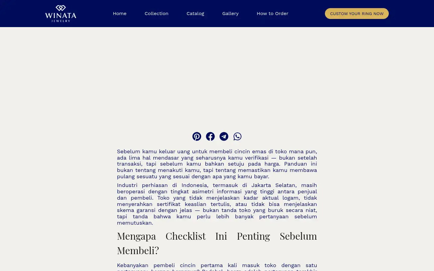 Screenshot of winatajewelry.com