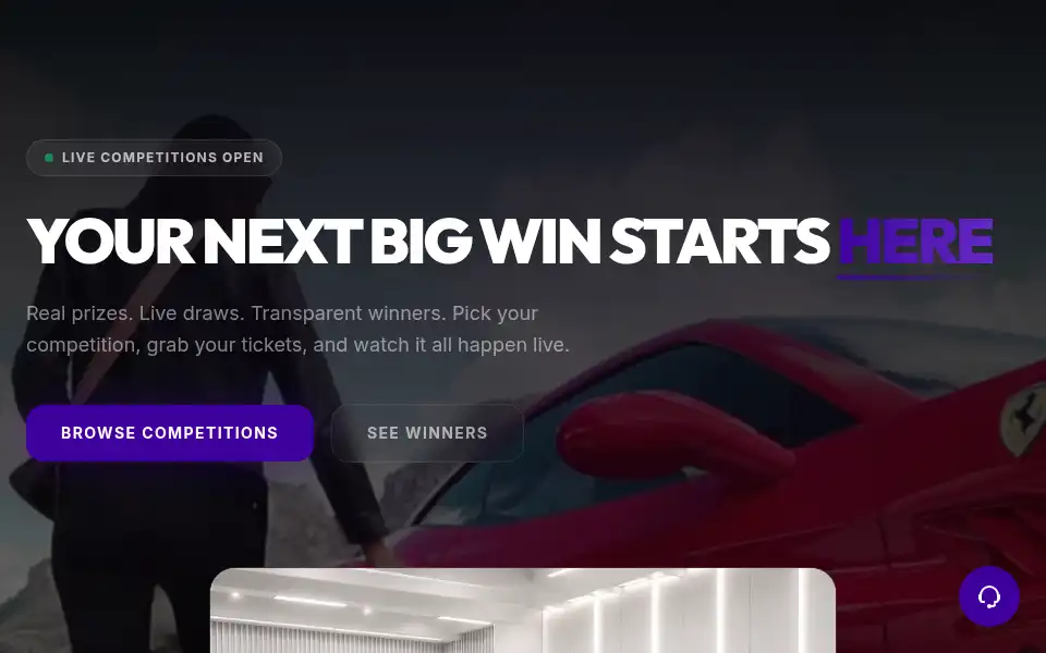 Screenshot of winclubgiveaway.com