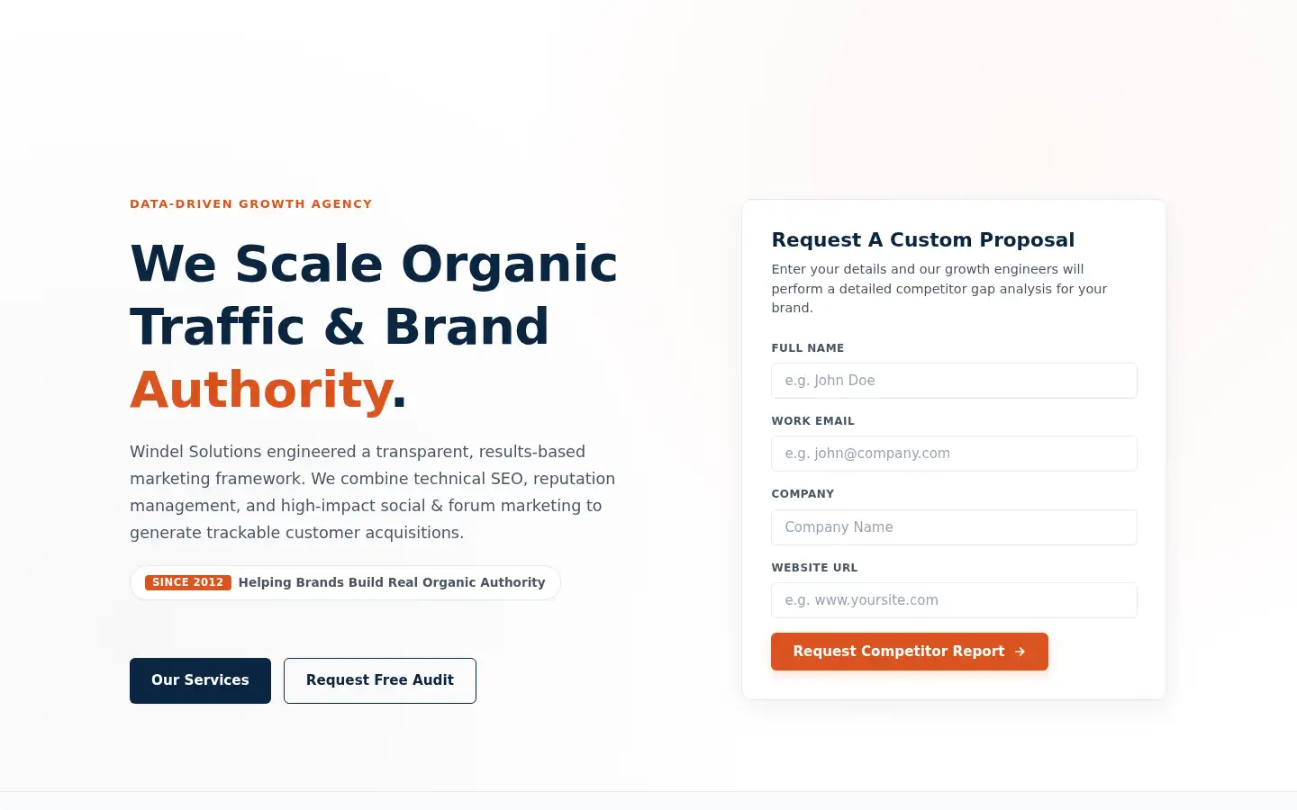 Screenshot of windelsolutions.com