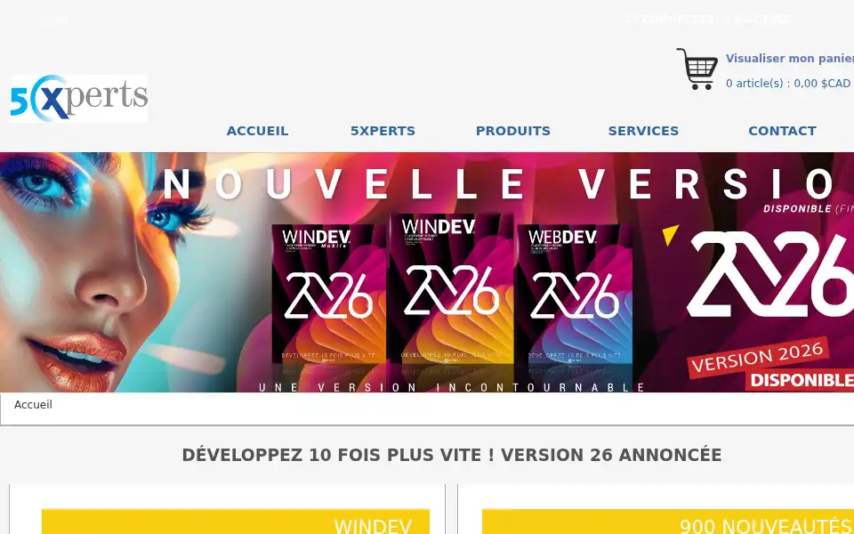 Screenshot of windev.ca