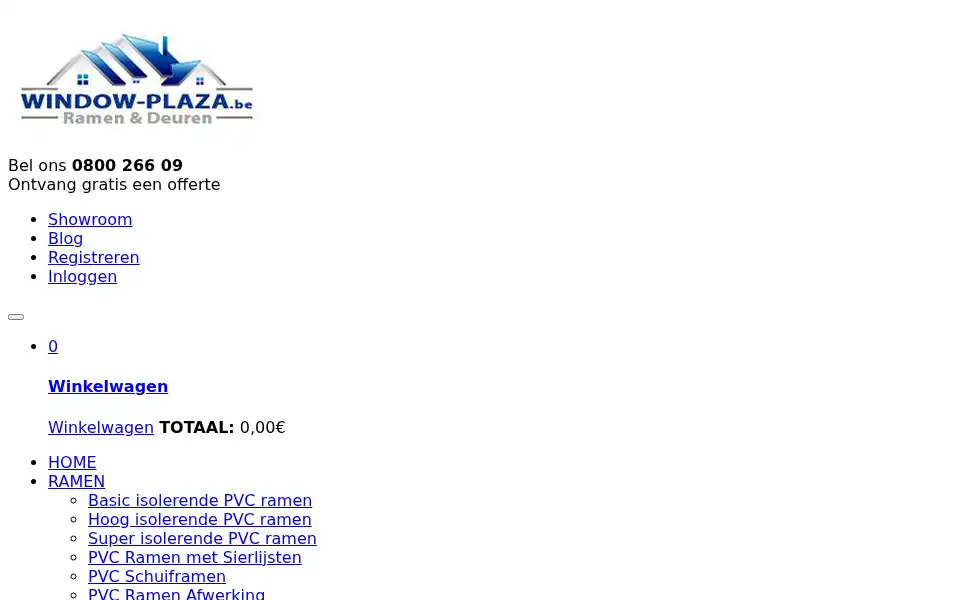 Screenshot of window-plaza.be
