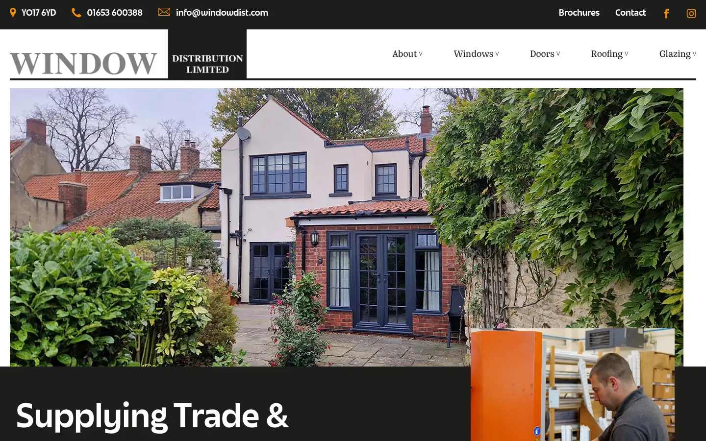 Screenshot of windowdistributionltd.co.uk