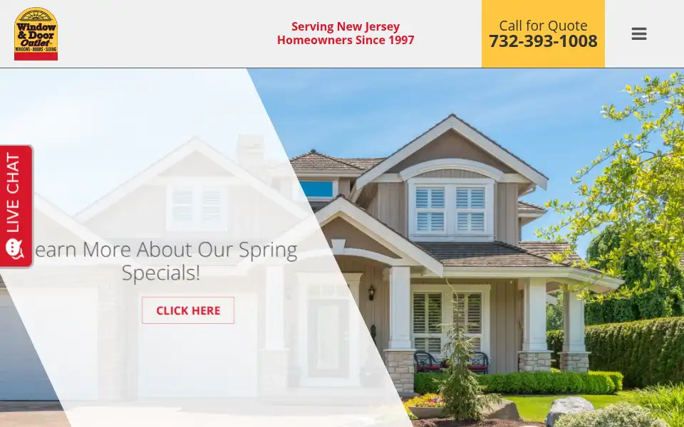 Screenshot of windowdooroutlet.com
