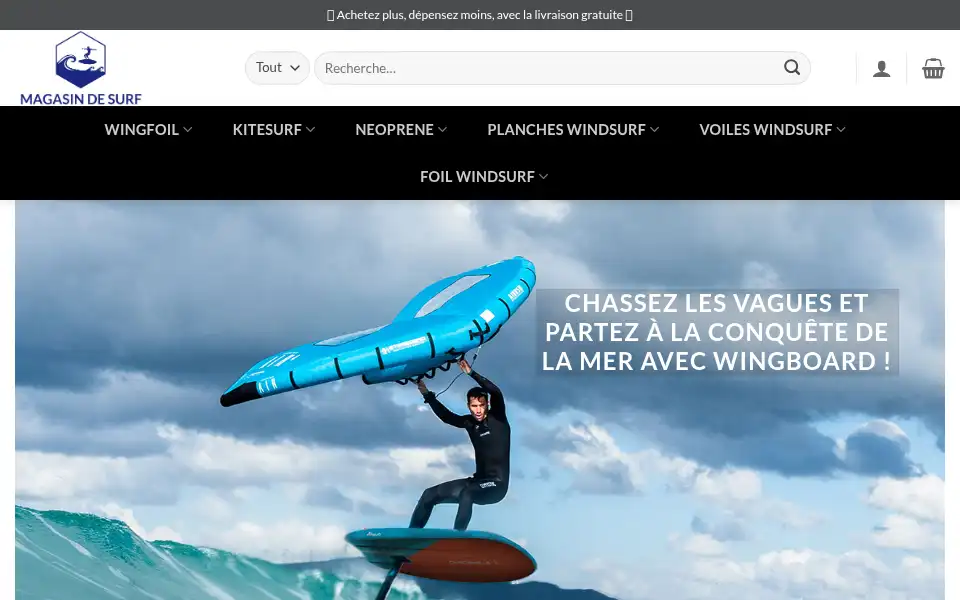 Screenshot of windsurffrance.com
