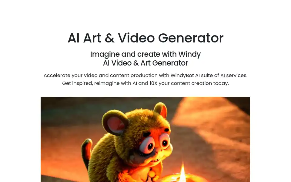 Screenshot of windybot.com