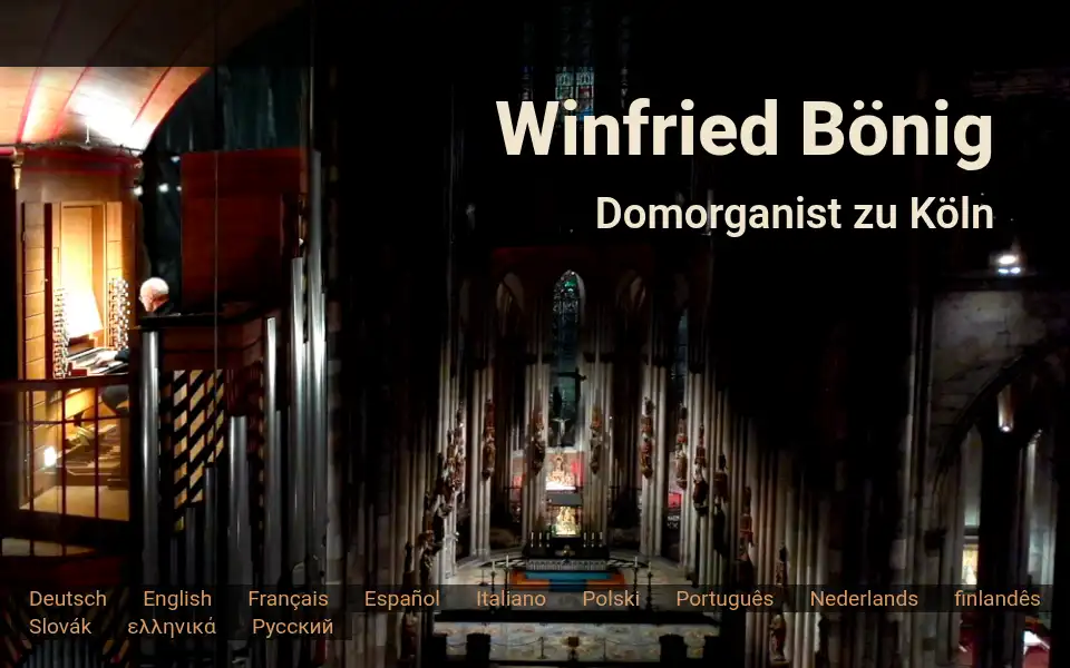 Screenshot of winfried-boenig.de