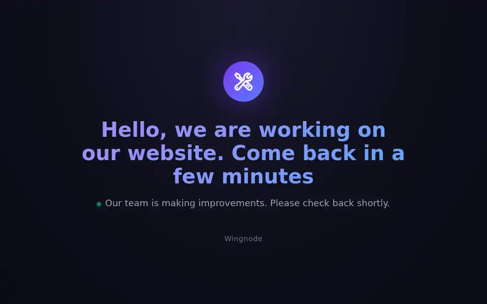Screenshot of wingnode.com