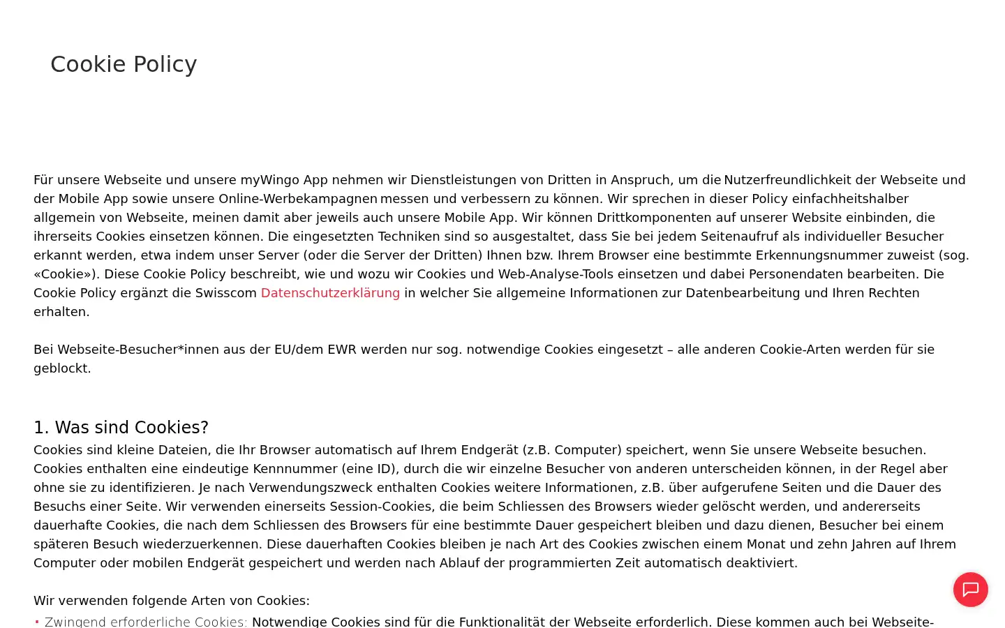 Screenshot of wingo.ch