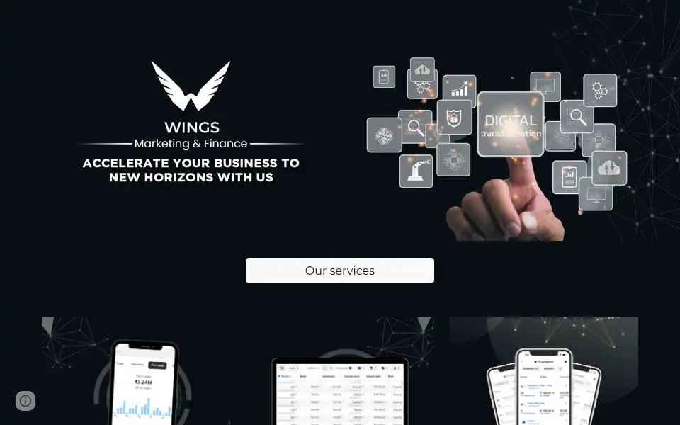 Screenshot of wings-marketing.com