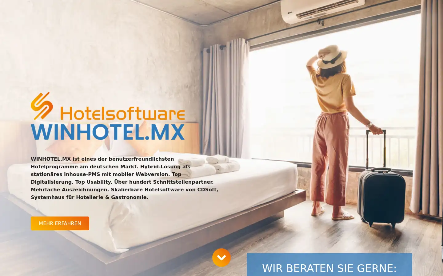 Screenshot of winhotel-cdsoft.de