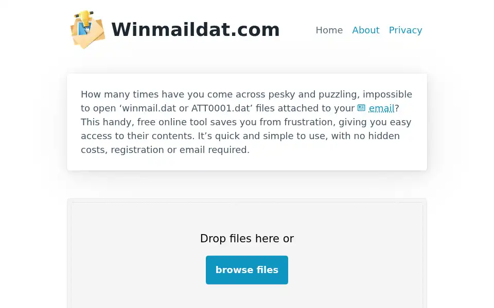 Screenshot of winmaildat.com