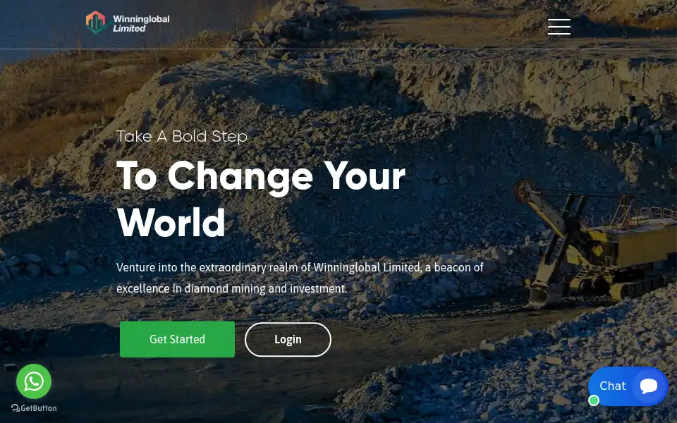 Screenshot of winningloballimited.com