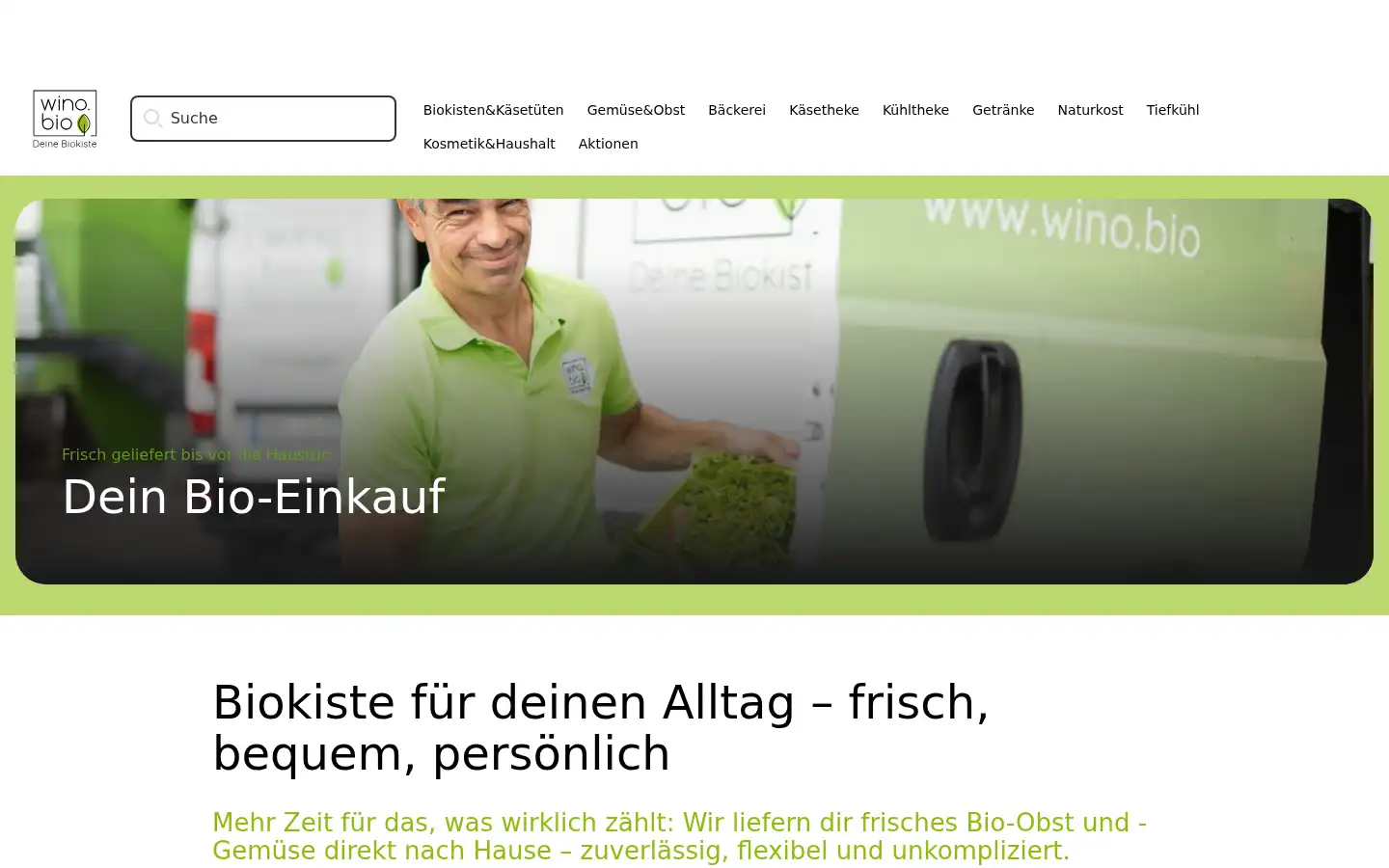 Screenshot of wino.bio