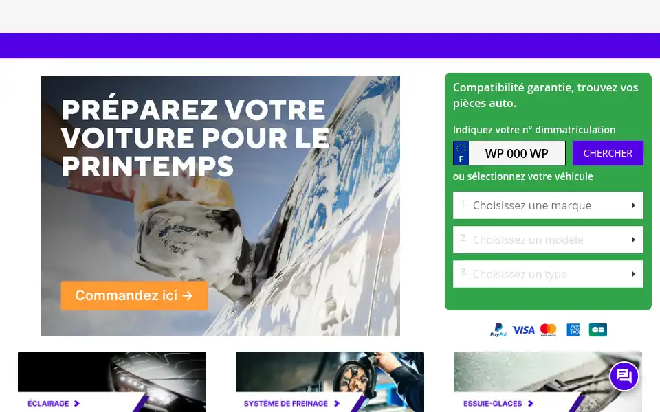 Screenshot of winparts.fr