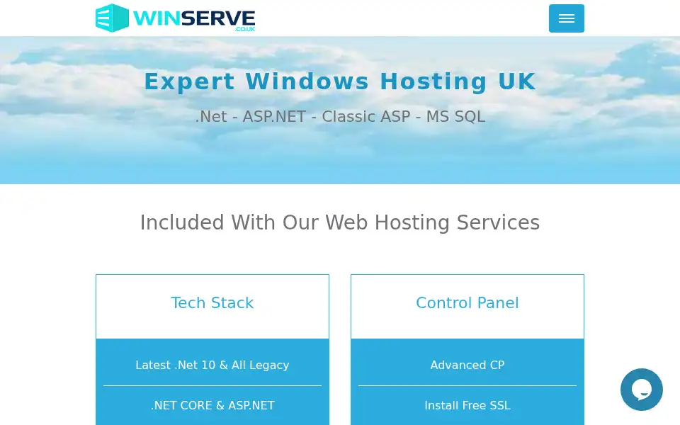 Screenshot of winserve.co.uk