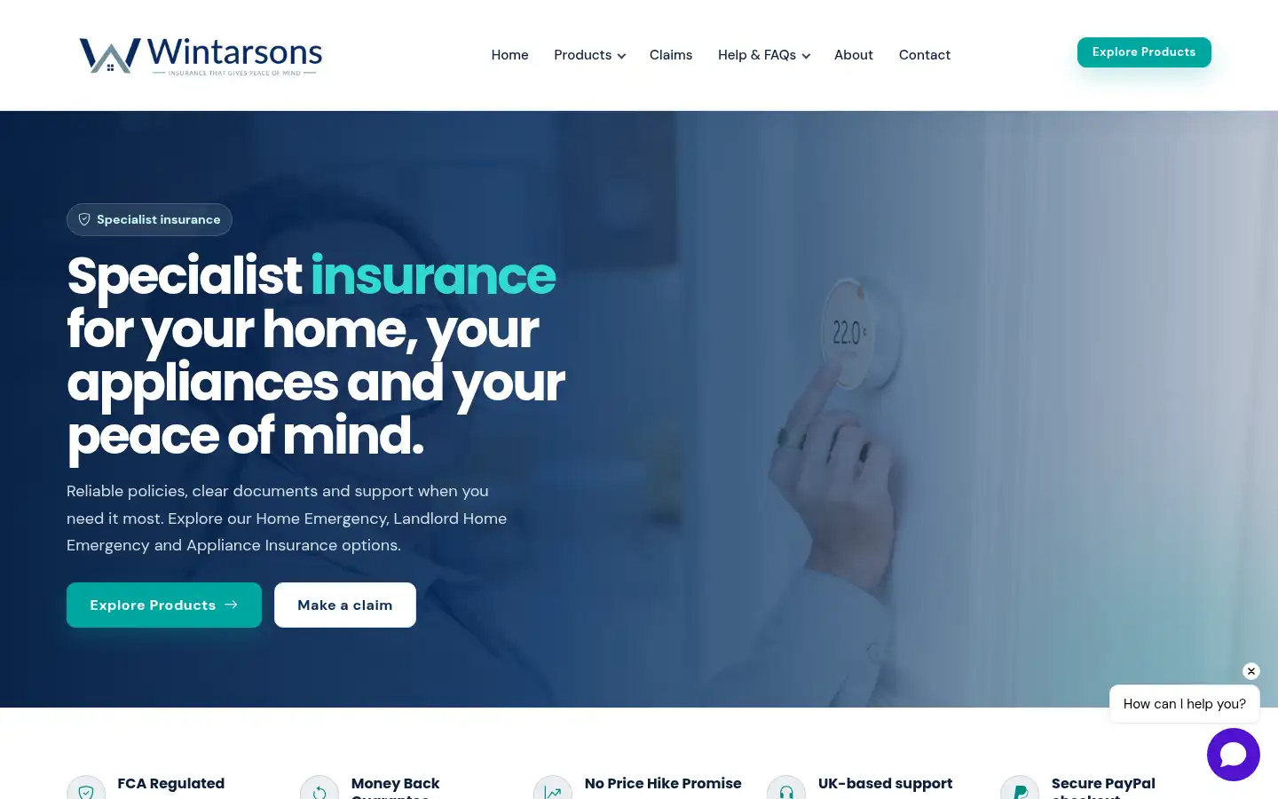 Screenshot of wintarsons.co.uk