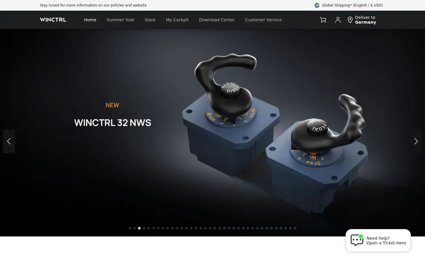 Screenshot of winwingsim.com
