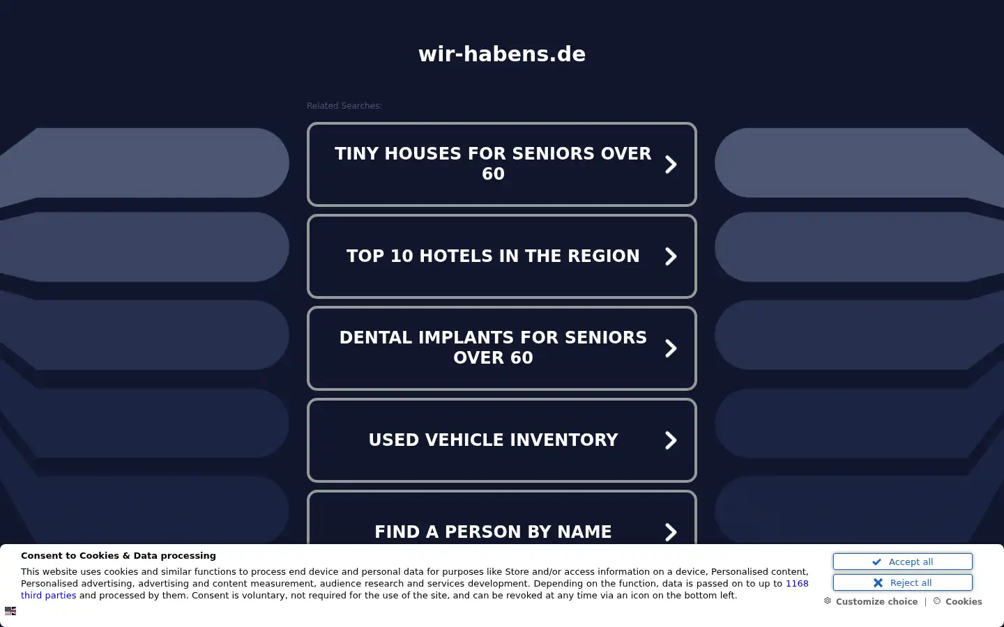 Screenshot of wir-habens.de