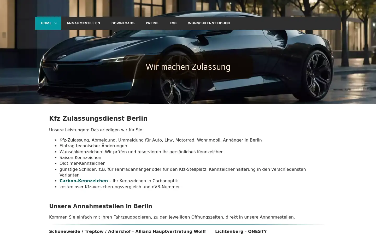 Screenshot of wir-machen-zulassung.de