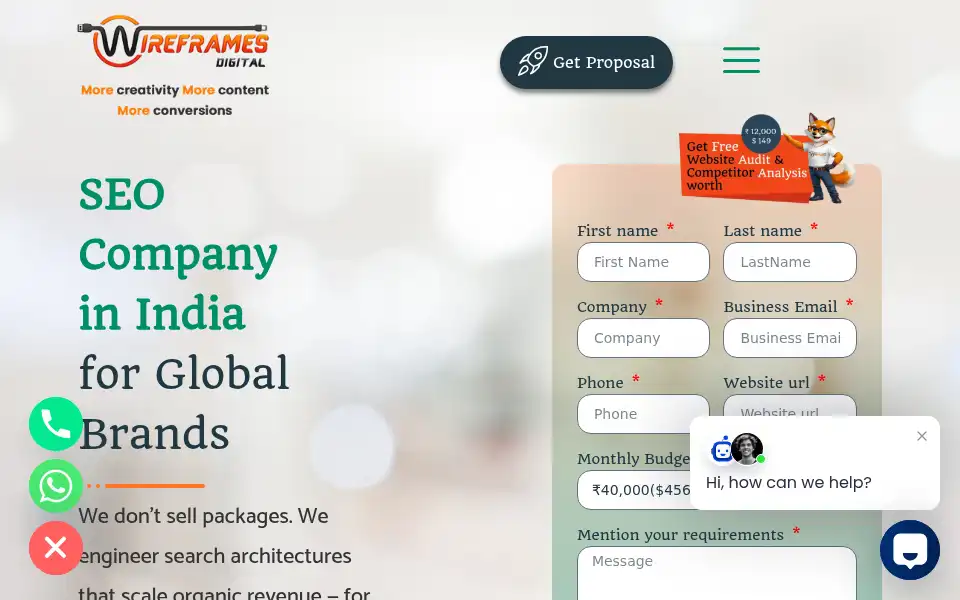Screenshot of wireframesdigital.com