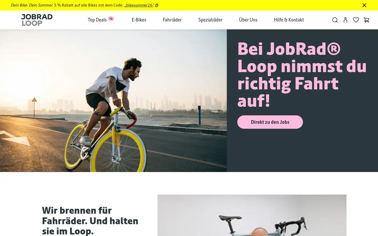 Screenshot of wirkaufendeinfahrrad.de