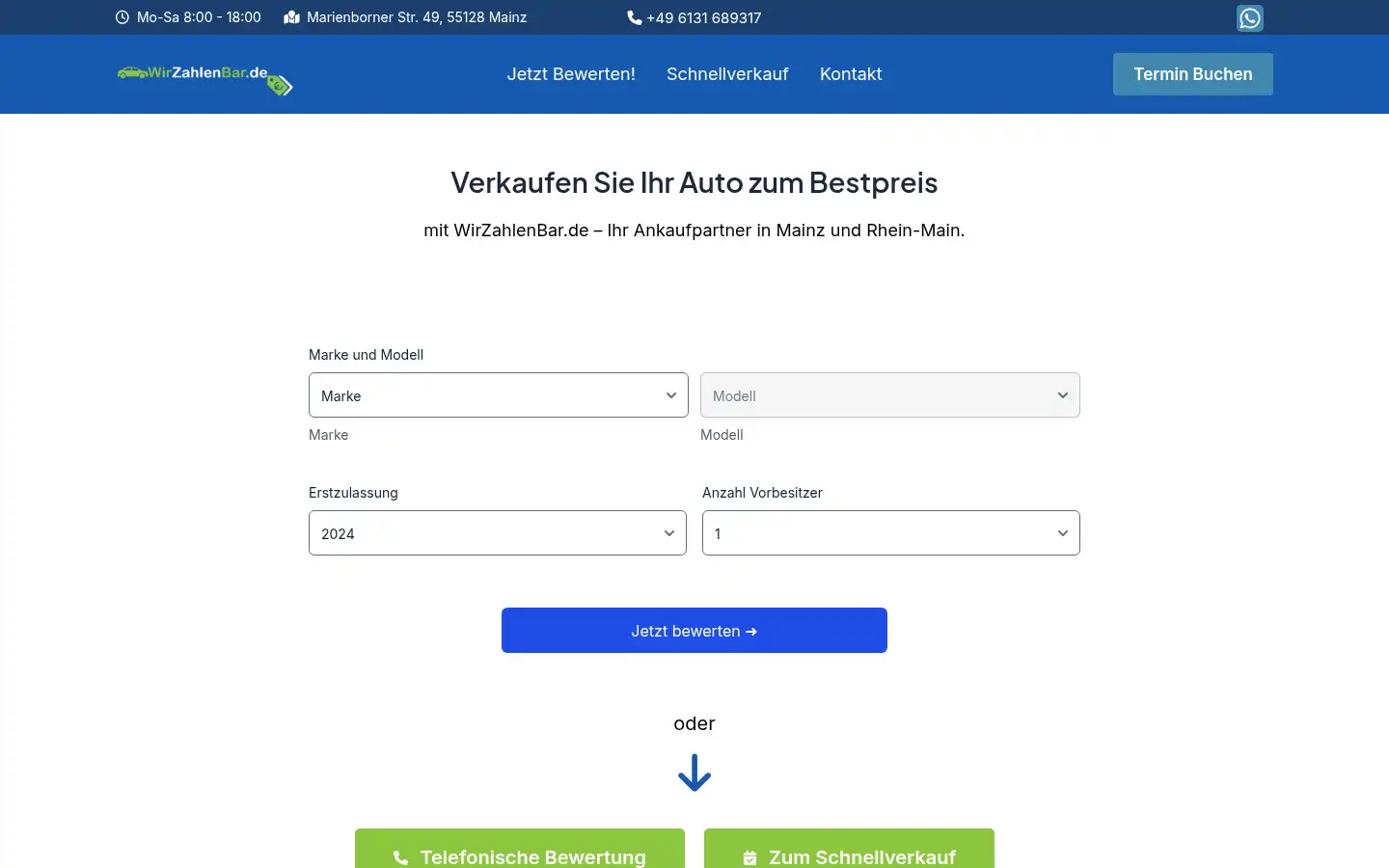 Screenshot of wirzahlenbar.de