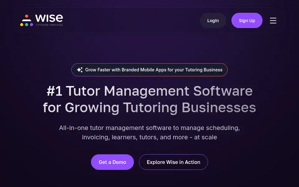 Screenshot of wise.live