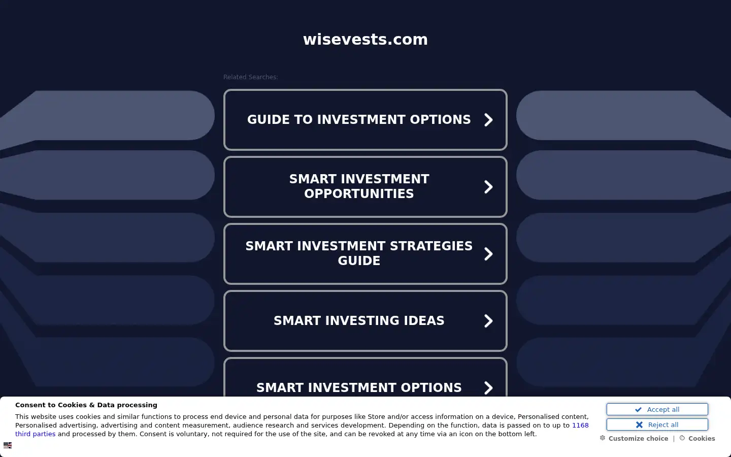 Screenshot of wisevests.com