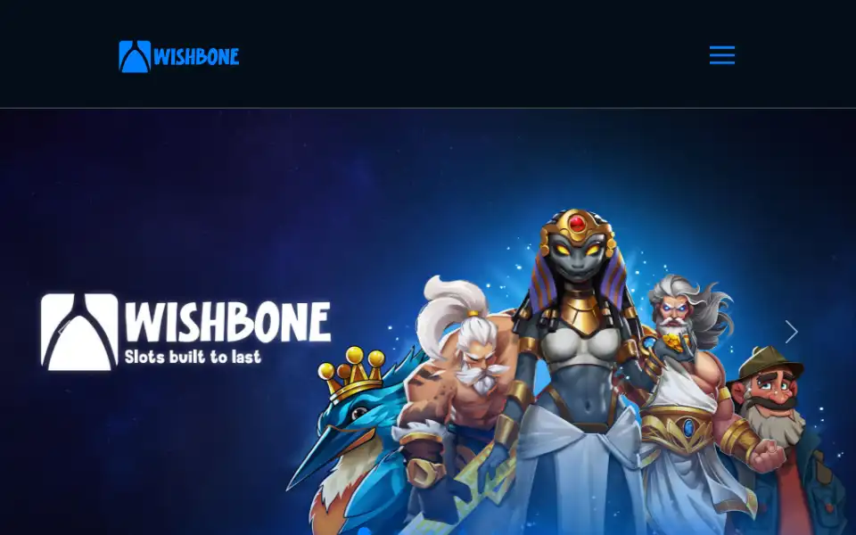 Screenshot of wishbone-games.com