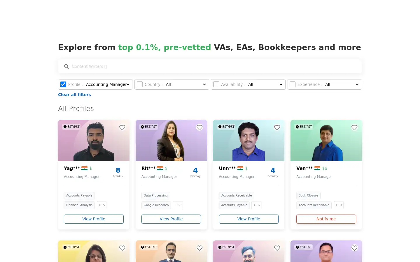Screenshot of wishup.co