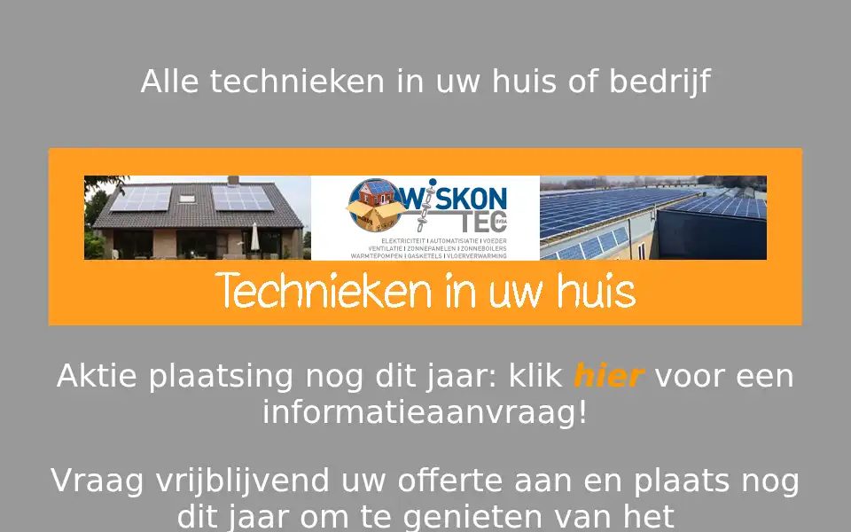 Screenshot of wiskon.be