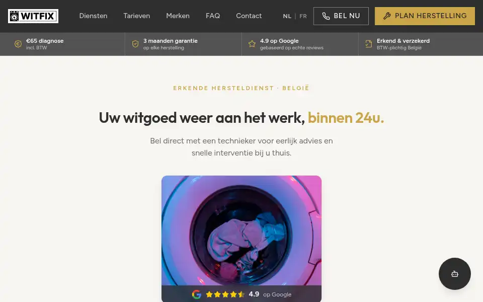 Screenshot of witfixservice.com