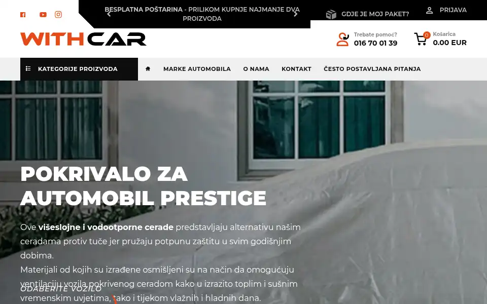 Screenshot of withcar.hr