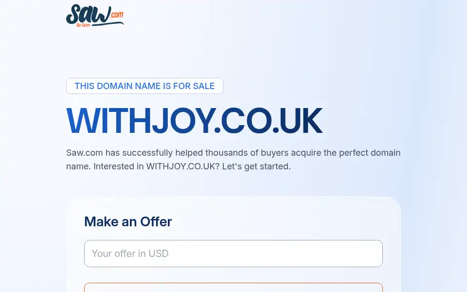 Screenshot of withjoy.co.uk