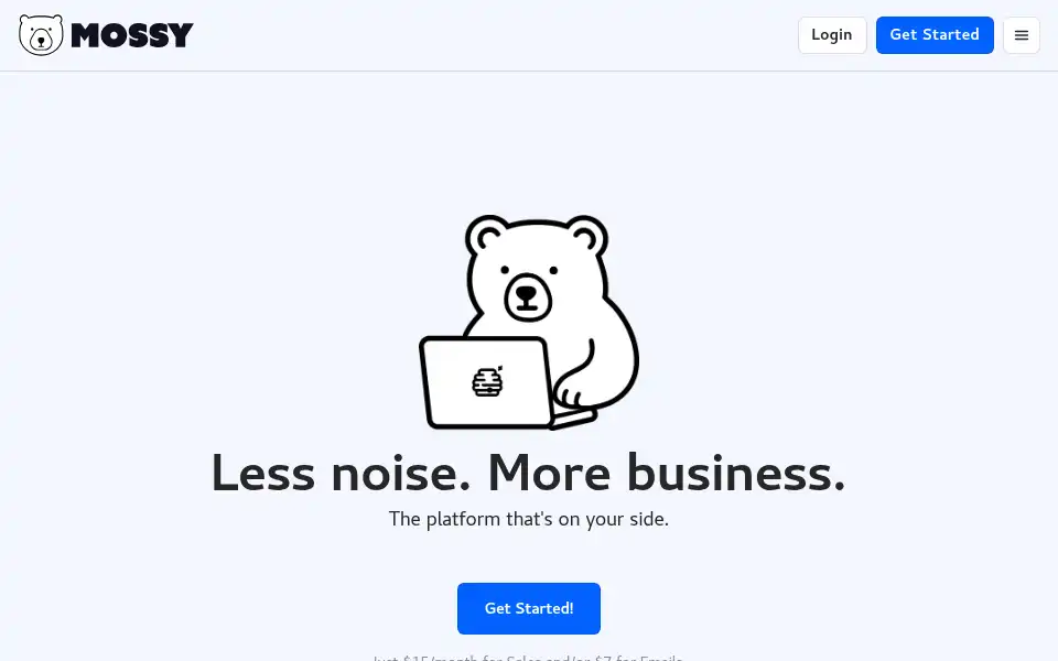 Screenshot of withmossy.com