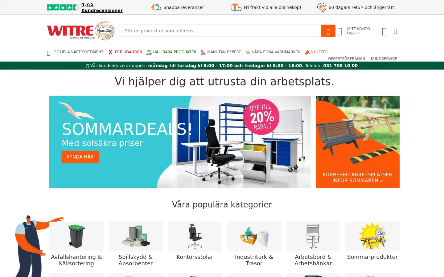 Screenshot of witre.se