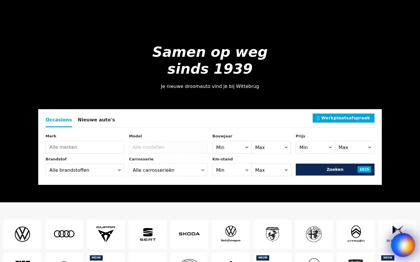 Screenshot of wittebrug.nl