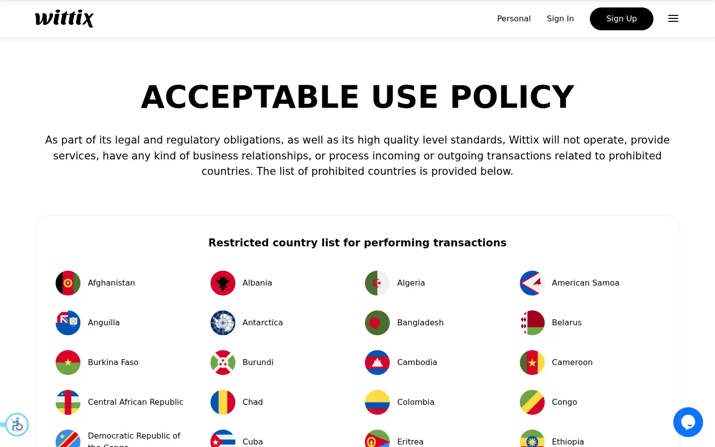 Screenshot of wittix.com