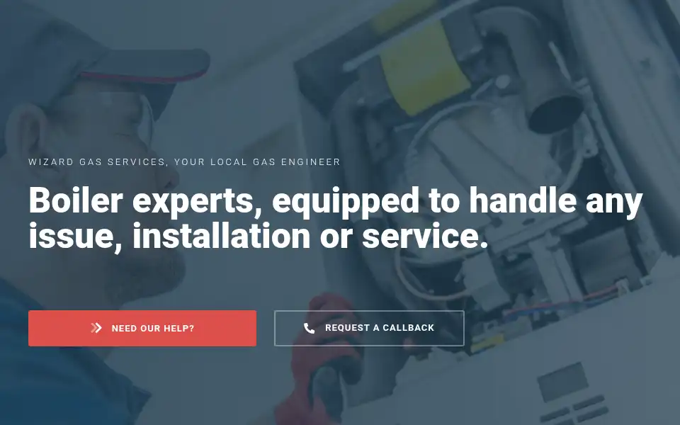 Screenshot of wizardgasservices.co.uk