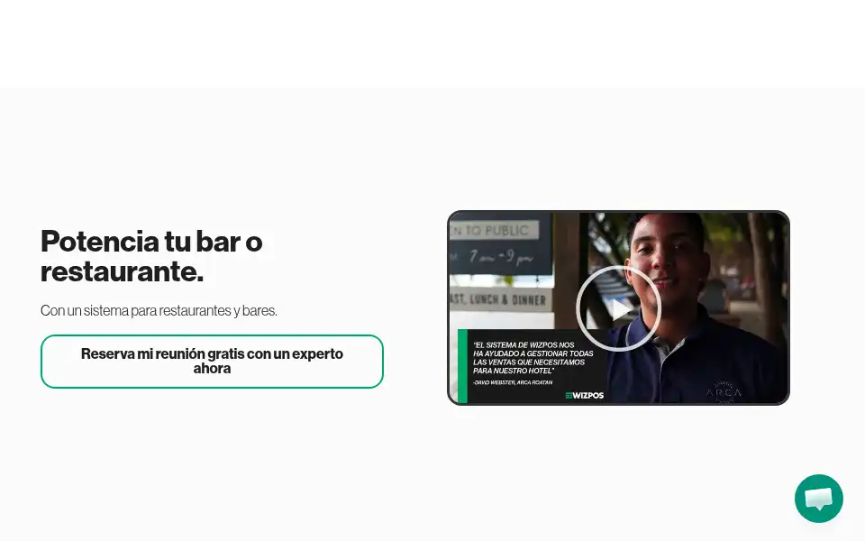 Screenshot of wizposlatam.com