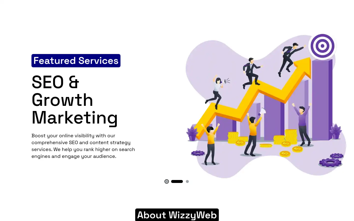 Screenshot of wizzyweb.com