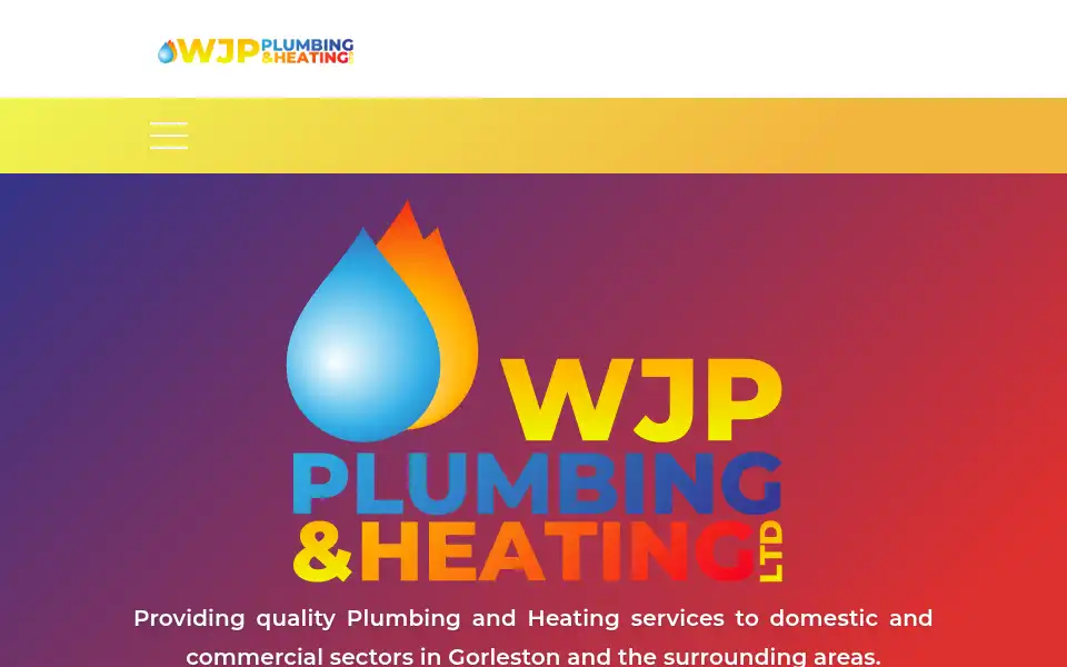 Screenshot of wjpplumbing.net