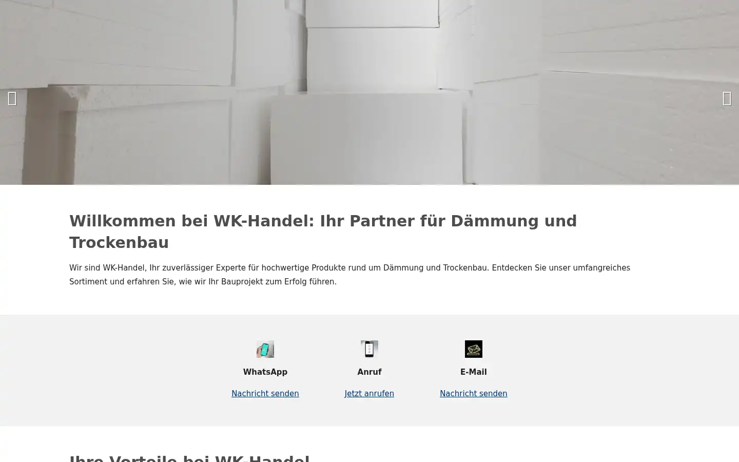 Screenshot of wk-handel.eu