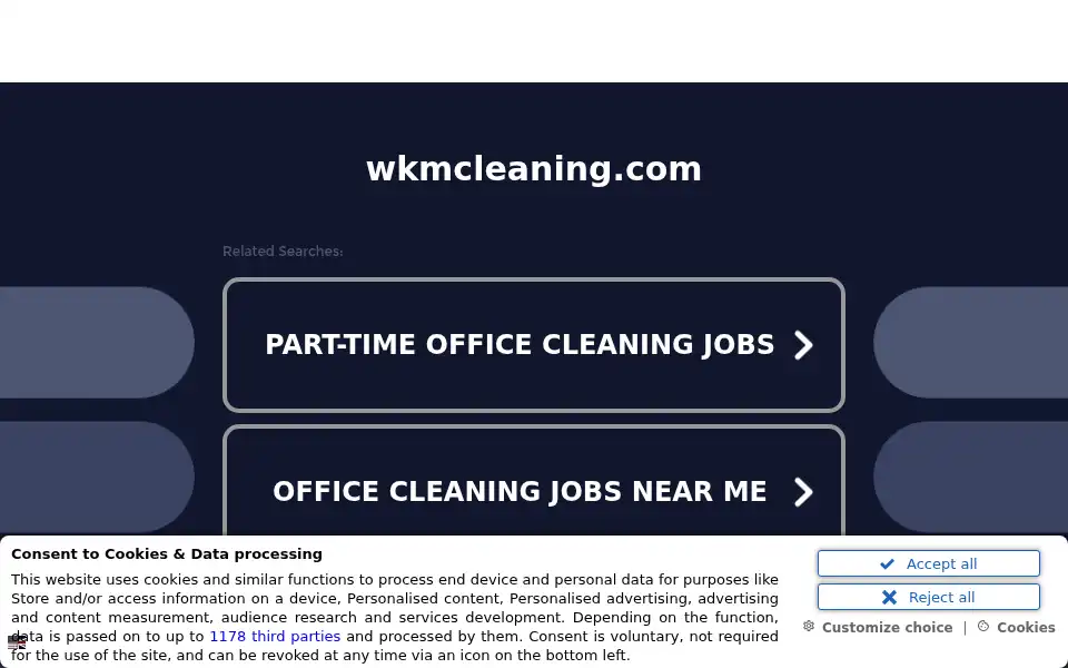 Screenshot of wkmcleaning.com